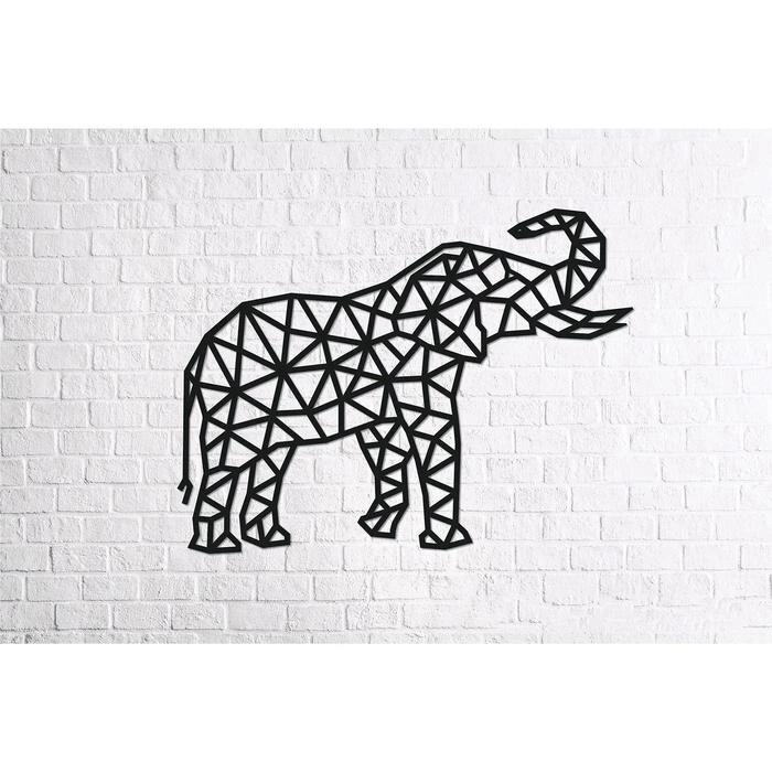 Деревянный интерьерный пазл "Design Слон" от компании Интернет-гипермаркет «MALL24» - фото 1