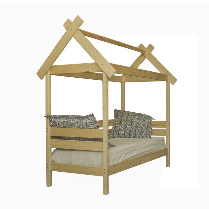 Детская кровать "Избушка", 70  160 см, цвет сосна от компании Интернет-гипермаркет «MALL24» - фото 1