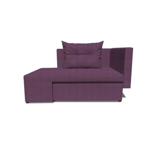 Детский диван "Лежебока", еврокнижка, велюр, цвет shaggy plum