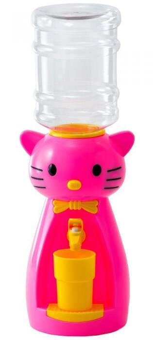 Детский кулер для воды Vatten Kids Kitty со стаканчиком Pink 4918 от компании Интернет-гипермаркет «MALL24» - фото 1