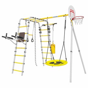 Детский спортивный комплекс уличный Fitness, 2880 2470 2320 мм, качели гнездо
