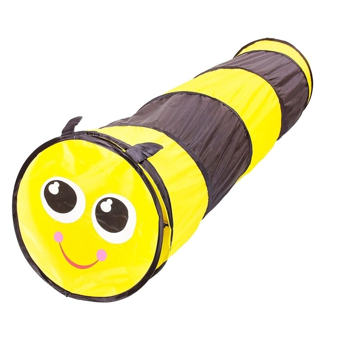 Детский туннель "Пчёлка", цвет черно-жёлтый от компании Интернет-гипермаркет «MALL24» - фото 1