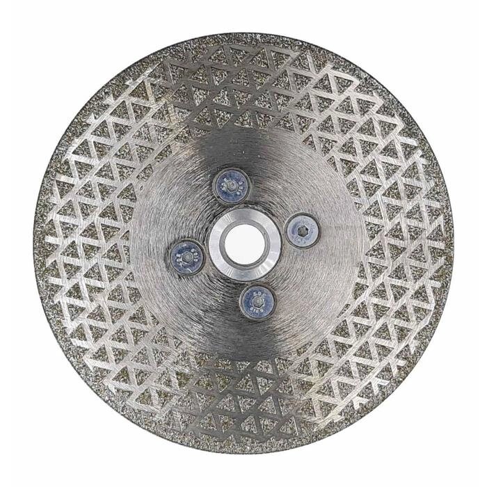 Диск алмазный отрезной TRIO-DIAMOND, Hilberg Super Ceramic Flange, сплошной, 125 х 22 мм от компании Интернет-гипермаркет «MALL24» - фото 1