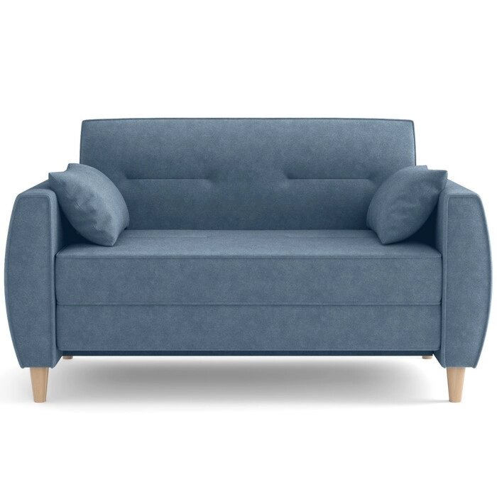 Диван-кровать "Хэппи", велюр, цвет велутто серо-голубой от компании Интернет-гипермаркет «MALL24» - фото 1