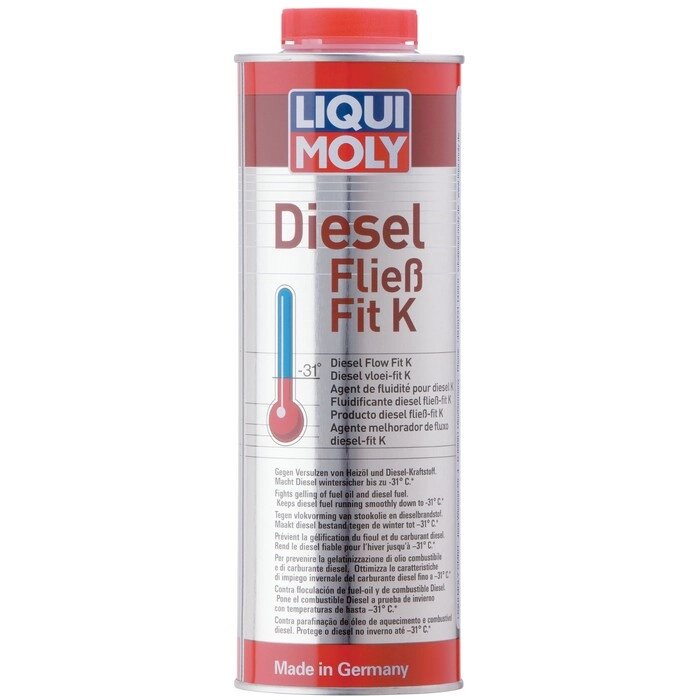 Дизельный антигель концентрат LiquiMoly Diesel Fliess-Fit K, 1 л (1878) от компании Интернет-гипермаркет «MALL24» - фото 1