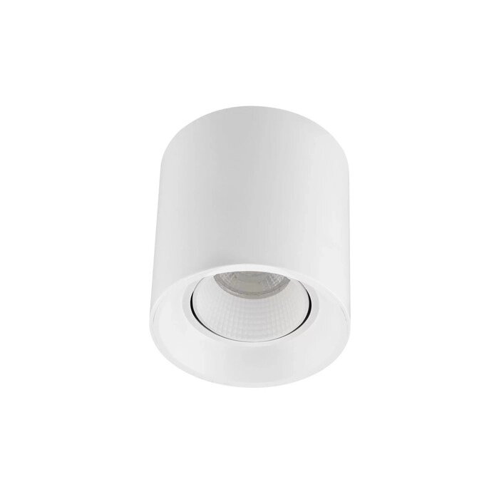 DK3090-WH Накладной поворотный светильник под сменную лампу SORO, IP20, 15W, GU5.3, LED, белый/белый от компании Интернет-гипермаркет «MALL24» - фото 1