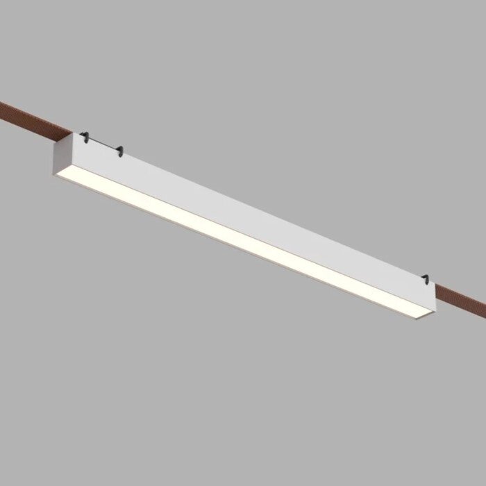 DK5576-WH Светильник Belty Linear со светодиодом L642mm H45mm 48V 24W 120° 4000K IP20 белый алюминий от компании Интернет-гипермаркет «MALL24» - фото 1