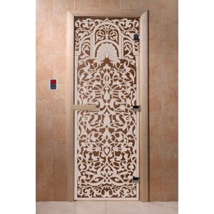 Дверь "Флоренция", размер коробки 190 70 см, правая, цвет бронза
