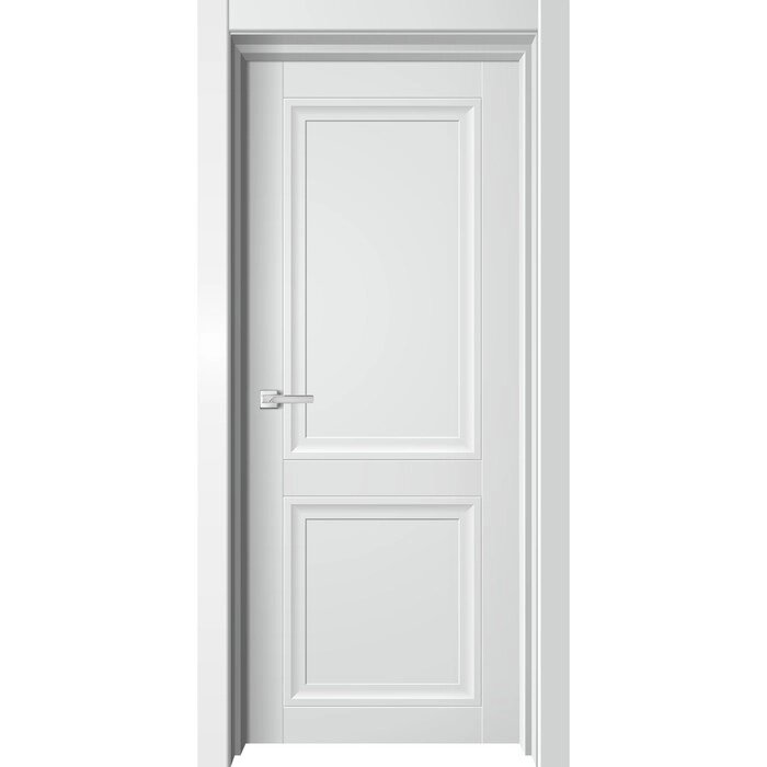 Дверное полотно "Atom", 7002000 мм, глухое, цвет белый бархат от компании Интернет-гипермаркет «MALL24» - фото 1