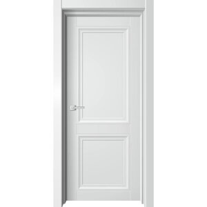Дверное полотно "Atom", 8002000 мм, глухое, цвет белый бархат