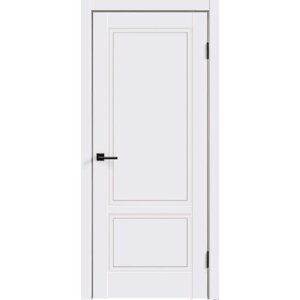 Дверное полотно эмаль SCANDI 2P Белый RAL9003, замок Morelli 1870Р, 2000х600 мм