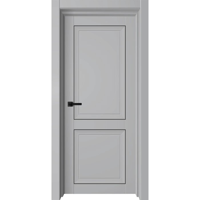 Дверное полотно Next, 600  2000 мм, глухое, цвет серый бархат от компании Интернет-гипермаркет «MALL24» - фото 1