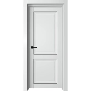 Дверное полотно Next, 900 2000 мм, глухое, цвет белый бархат