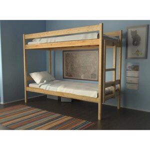 Двухъярусная кровать "Дюна", 70 160 см, массив сосны
