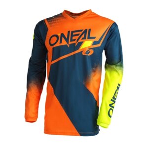 Джерси O'NEAL Element Racewear V. 22, детская, мужской, синий/оранжевый, M