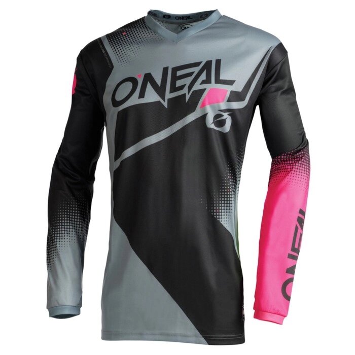 Джерси O'NEAL Element Racewear V. 22, женский, черный/серый, L от компании Интернет-гипермаркет «MALL24» - фото 1