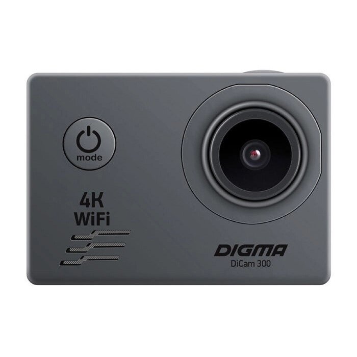 Экшн-камера Digma DiCam 300, серый от компании Интернет-гипермаркет «MALL24» - фото 1