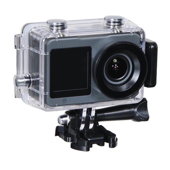 Экшн-камера Digma DiCam 520, Sony IMX386, 16 МП, серая от компании Интернет-гипермаркет «MALL24» - фото 1