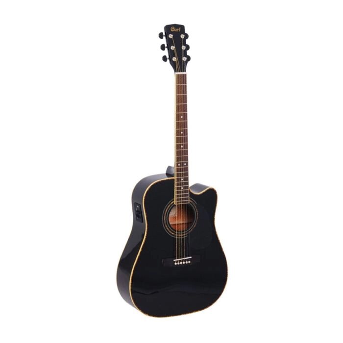 Электроакустическая гитара Cort AD880CE-BK Standard Series  с вырезом, черная от компании Интернет-гипермаркет «MALL24» - фото 1