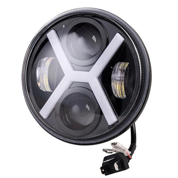 Фара светодиодная OFF ROAD, SKYWAY, 145х145х60мм, 12V/30V, 24W, 6000К, 10 диодов, COMBO+ДХО   793815 от компании Интернет-гипермаркет «MALL24» - фото 1