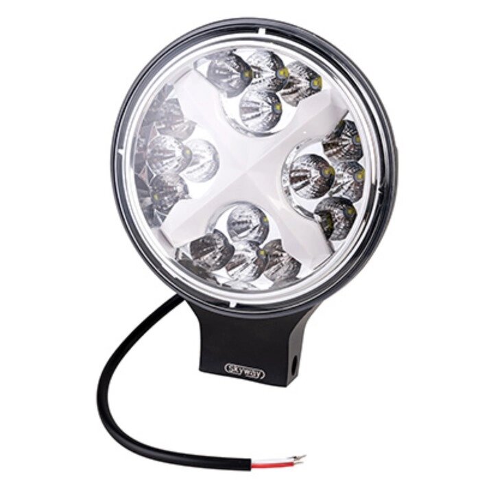 Фара светодиодная OFF ROAD, SKYWAY, 155х155(210)х80мм, 12V/30V, 35W, 6000К, 45 диодов от компании Интернет-гипермаркет «MALL24» - фото 1