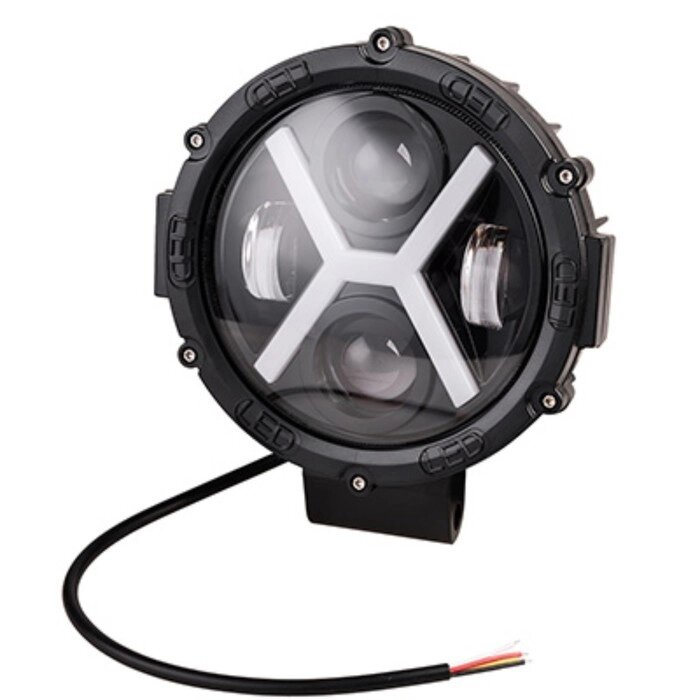 Фара светодиодная OFF ROAD, SKYWAY, 172х172(200)х60мм, 12V/30V, 23W, 6000К, 10 диодов от компании Интернет-гипермаркет «MALL24» - фото 1