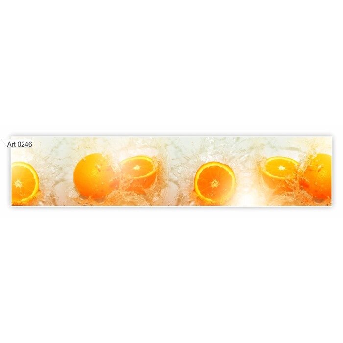 Фартук кухонный МДФ PANDA Апельсины, 0246 от компании Интернет-гипермаркет «MALL24» - фото 1