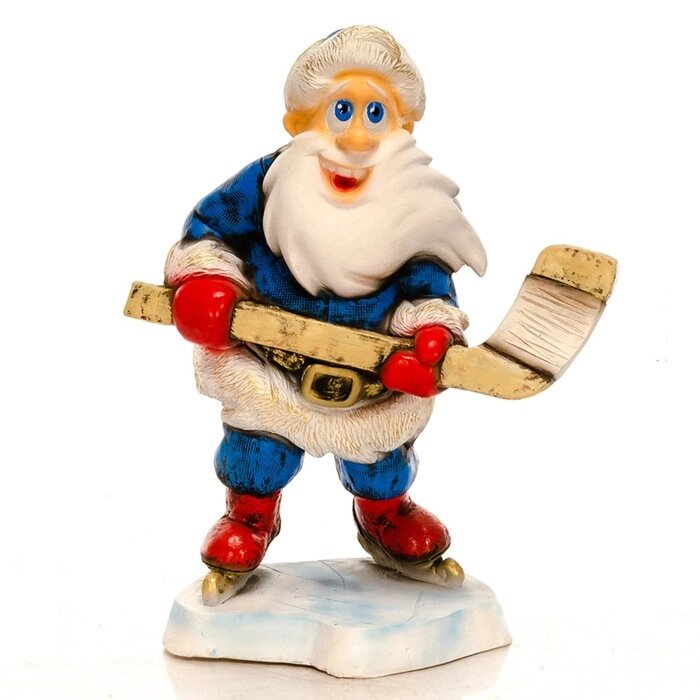 Фигура "Дед Мороз с клюшкой" 31х47х61см от компании Интернет-гипермаркет «MALL24» - фото 1