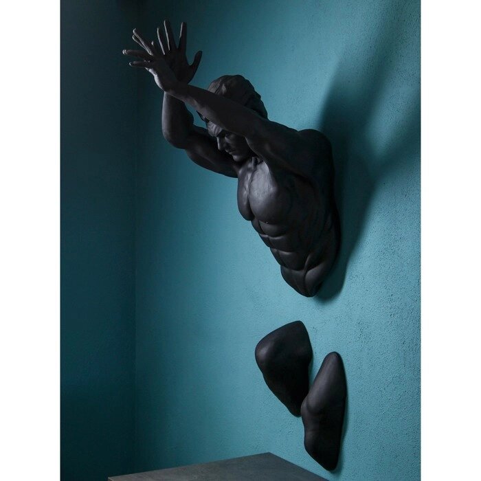 Фигура "Фантом", полистоун, 150 см, матово-чёрный, Иран, 1 сорт от компании Интернет-гипермаркет «MALL24» - фото 1
