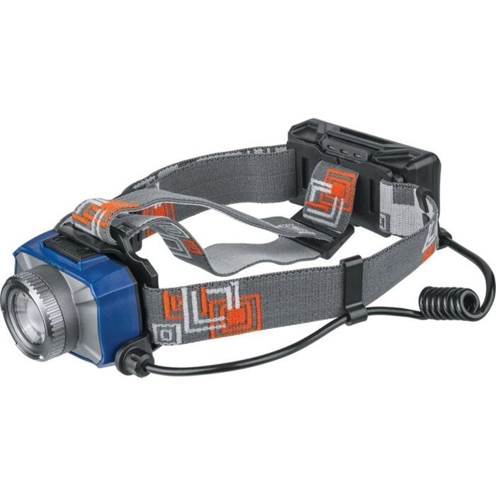 Фонарь аккумуляторный налобный 14 238 NPT-H18-ACCU 1CREE LED 10 Вт 7 режима аккум. Li-io от компании Интернет-гипермаркет «MALL24» - фото 1