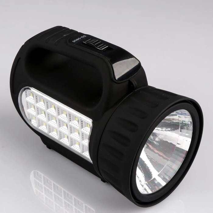 Фонарь переносной аккумуляторный, 19 LED, 2 типа освещения, зарядка от сети, 12х18 см от компании Интернет-гипермаркет «MALL24» - фото 1