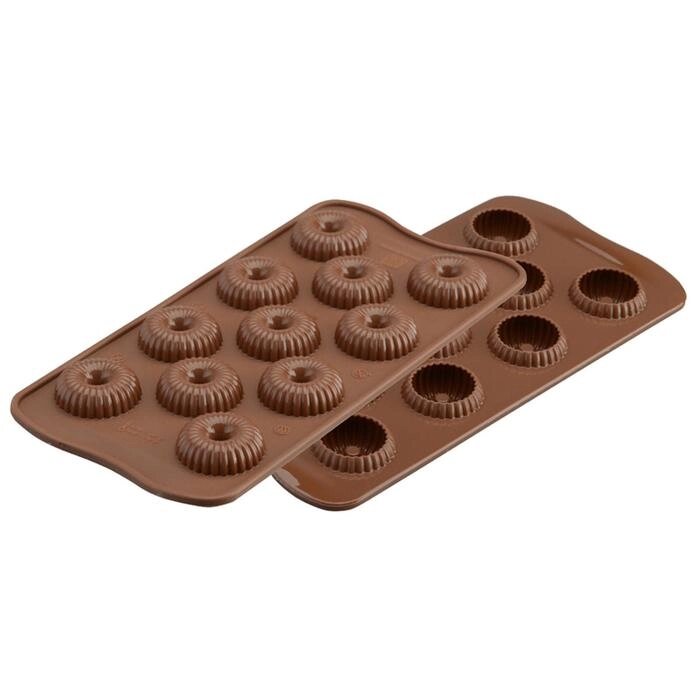 Форма для приготовления конфет Choco crown 1124 см, силиконовая от компании Интернет-гипермаркет «MALL24» - фото 1