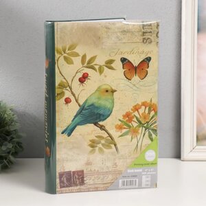 Фотоальбом на 300 фото 10х15 см "Птица на ветке с ягодами" бумажные листы 4,3х21,5х32,3 см