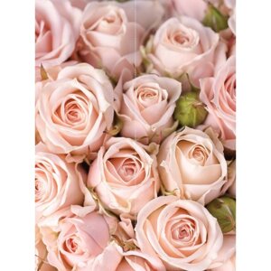 Фотообои флизелиновые Flizetto Matrix "Розовые розы" 200х270 см