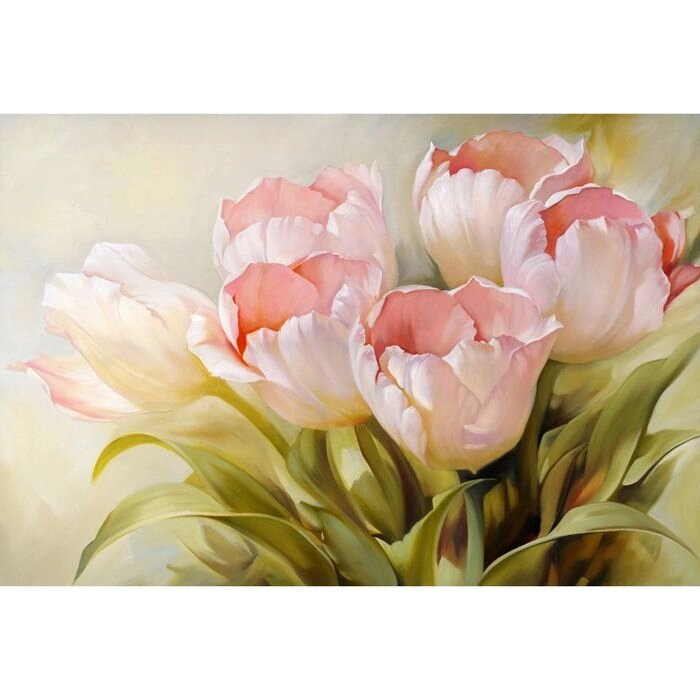 Фотообои "Нежный тюльпан" M 759 (3 полотна), 300х200 см от компании Интернет-гипермаркет «MALL24» - фото 1