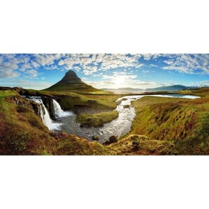 Фотосетка, 320 155 см, с фотопечатью, "Исландия"