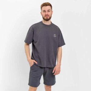 Футболка мужская MIST Men's casual размер 52, графитовый