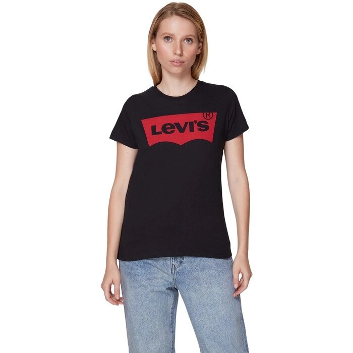 Футболка женская Levi`s THE PERFECT TEE MINERAL BLACK, размер S от компании Интернет-гипермаркет «MALL24» - фото 1