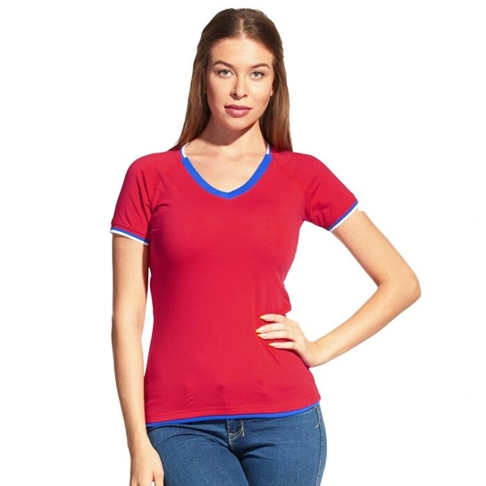 Футболка женская, размер 40, цвет красный от компании Интернет-гипермаркет «MALL24» - фото 1