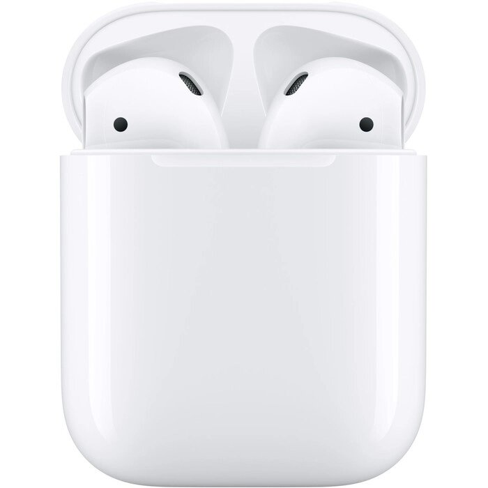 Гарнитура вкладыши Apple AirPods 2 A2032,A2031,A1602 белый беспроводные bluetooth в ушной раковине ( от компании Интернет-гипермаркет «MALL24» - фото 1