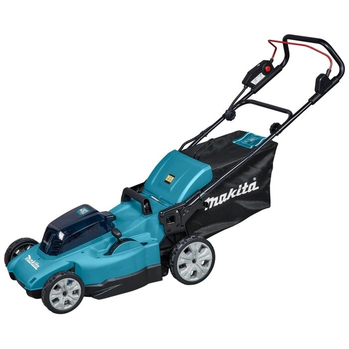 Газонокосилка аккумуляторная Makita DLM480Z, 2х18 В, шир./выс. 480/20-100 мм, БЕЗ АКБ/ЗУ от компании Интернет-гипермаркет «MALL24» - фото 1