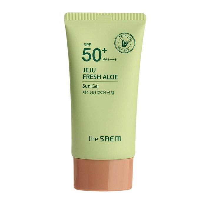 Гель для лица солнцезащитный с алоэ Jeju Fresh Aloe Sun Gel, 50 гр от компании Интернет-гипермаркет «MALL24» - фото 1