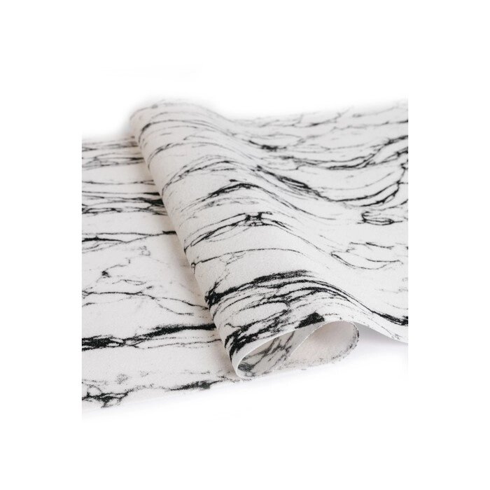 Гибкий камень Evgen Marble 950х550х1,25 в упаковке 1 лист 0,52 кв. м от компании Интернет-гипермаркет «MALL24» - фото 1