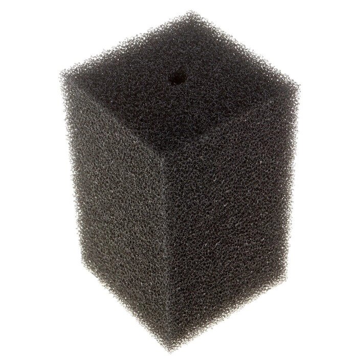 Губка прямоугольная для фильтра № 15, ретикулированная 30 PPI, 12 х 12 х 20 см, черная от компании Интернет-гипермаркет «MALL24» - фото 1