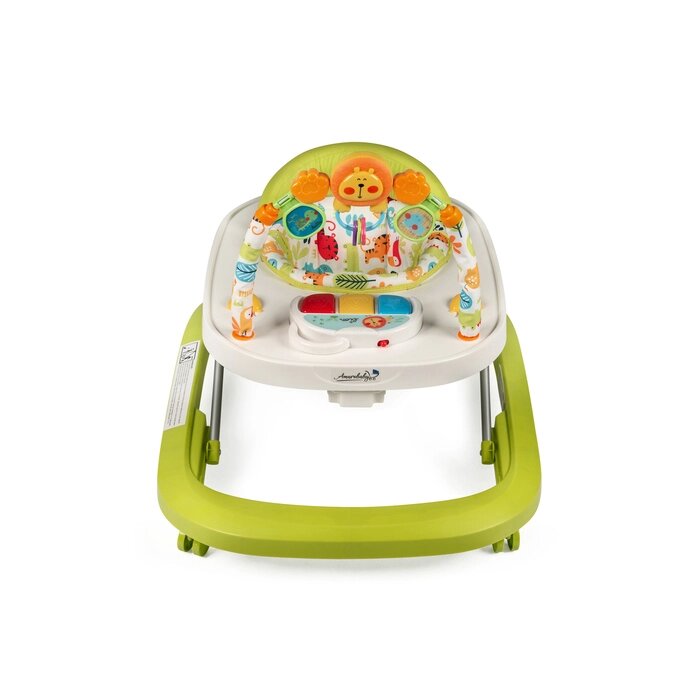 Ходунки детские с электронной игровой панелью Amarobaby Walking Baby, цвет зеленый от компании Интернет-гипермаркет «MALL24» - фото 1