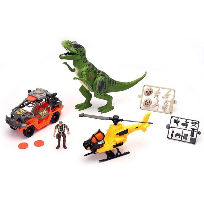Игровой набор "Большая охота на Тираннозавра", со световым и звуковым эффектом от компании Интернет-гипермаркет «MALL24» - фото 1