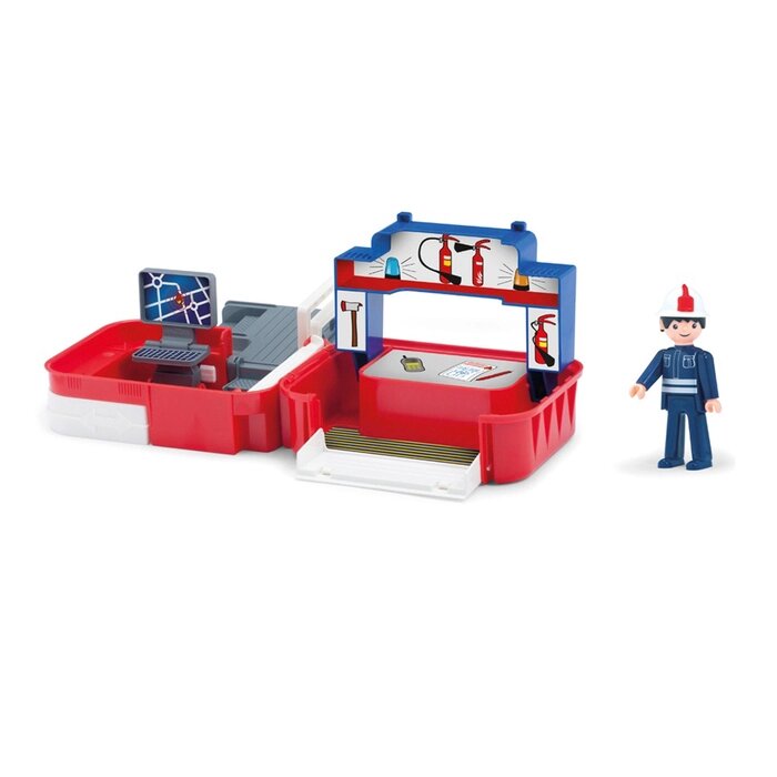Игровой набор "Пожарная станция", с аксессуарами и фигуркой пожарного от компании Интернет-гипермаркет «MALL24» - фото 1