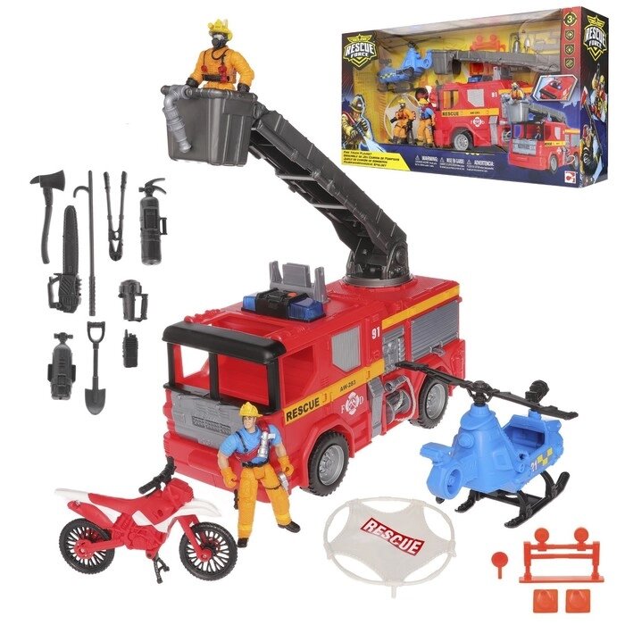 Игровой набор "Спасательная пожарная машина" от компании Интернет-гипермаркет «MALL24» - фото 1