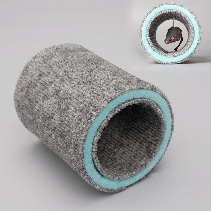 Игрушка-когтеточка "Кошки-мышки", ковролин, 16 х 9 см микс от компании Интернет-гипермаркет «MALL24» - фото 1