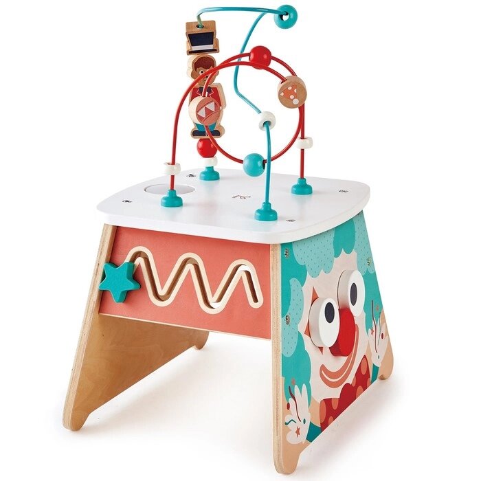 Игрушка-лабиринт Hape "Куб" "Цирк" для детей от компании Интернет-гипермаркет «MALL24» - фото 1